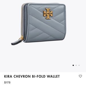 Tory Burch Kira Chevron Bi-fold Wallet